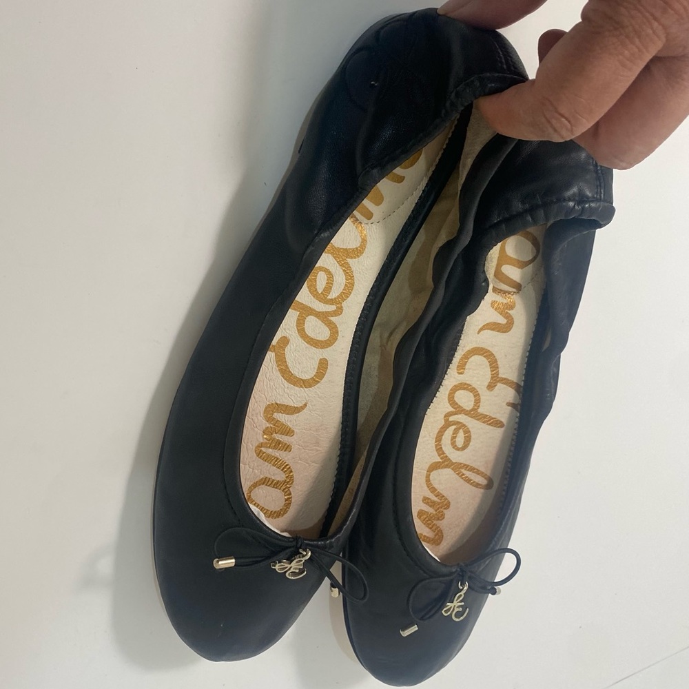 Sam Edelman Women's Black Leather
Felicia Ballet Flat Size 9 - Picture 5 of 7